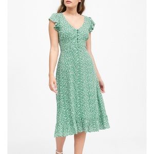 Floral Midi Banana Republic dress
